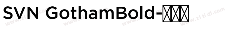SVN GothamBold字体转换